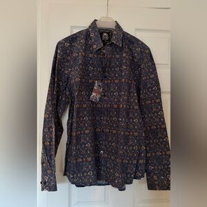 Men's Blue Floral Shirt English Laundry